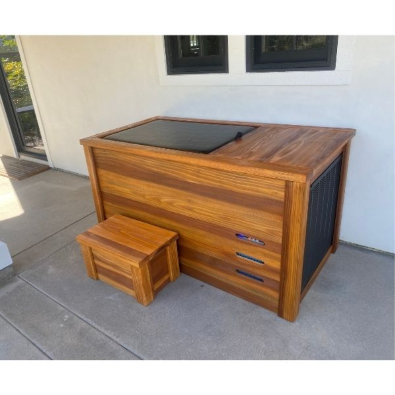 Kooru Handcrafted Redwood Cold Plunge Tub | Shou Sugi Ban | Ozone Filtration | 5 Finishes