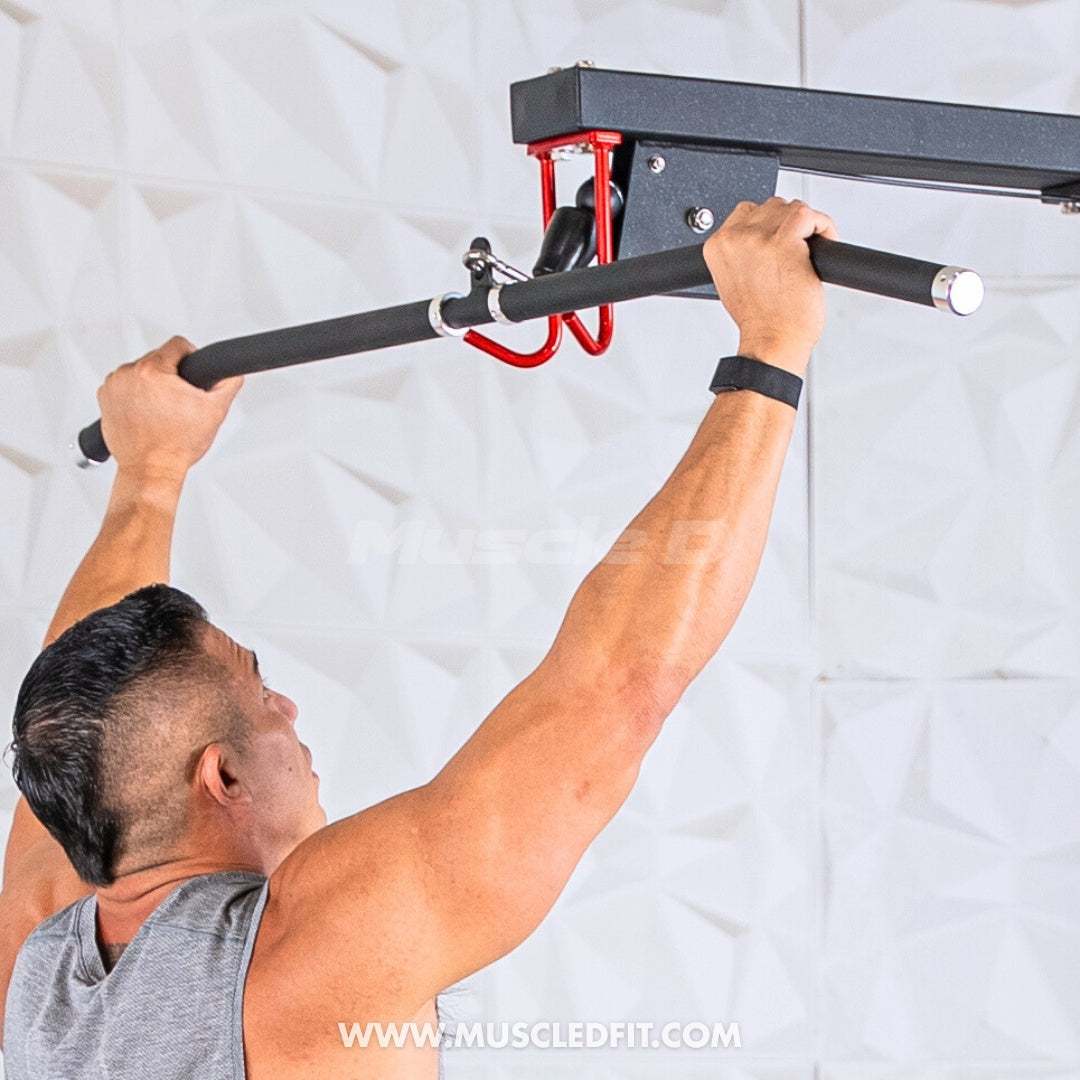Muscle D Classic V2 Selectorized Lat Pulldown & Low Row Combo — 300 lb Stack | Commercial Grade