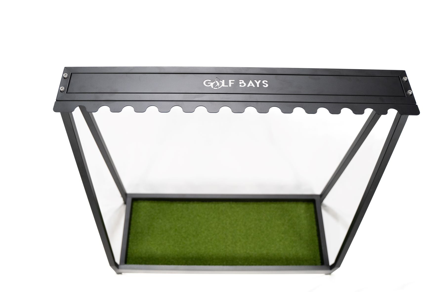 GolfBays Golf Club Storage Rack — Holds 14 Clubs | Indoor Golf Equipment Shelf