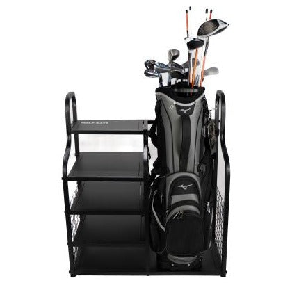 GolfBays Single Golf Bag Display & Storage Organiser — Premium Materials | Space-Efficient Design