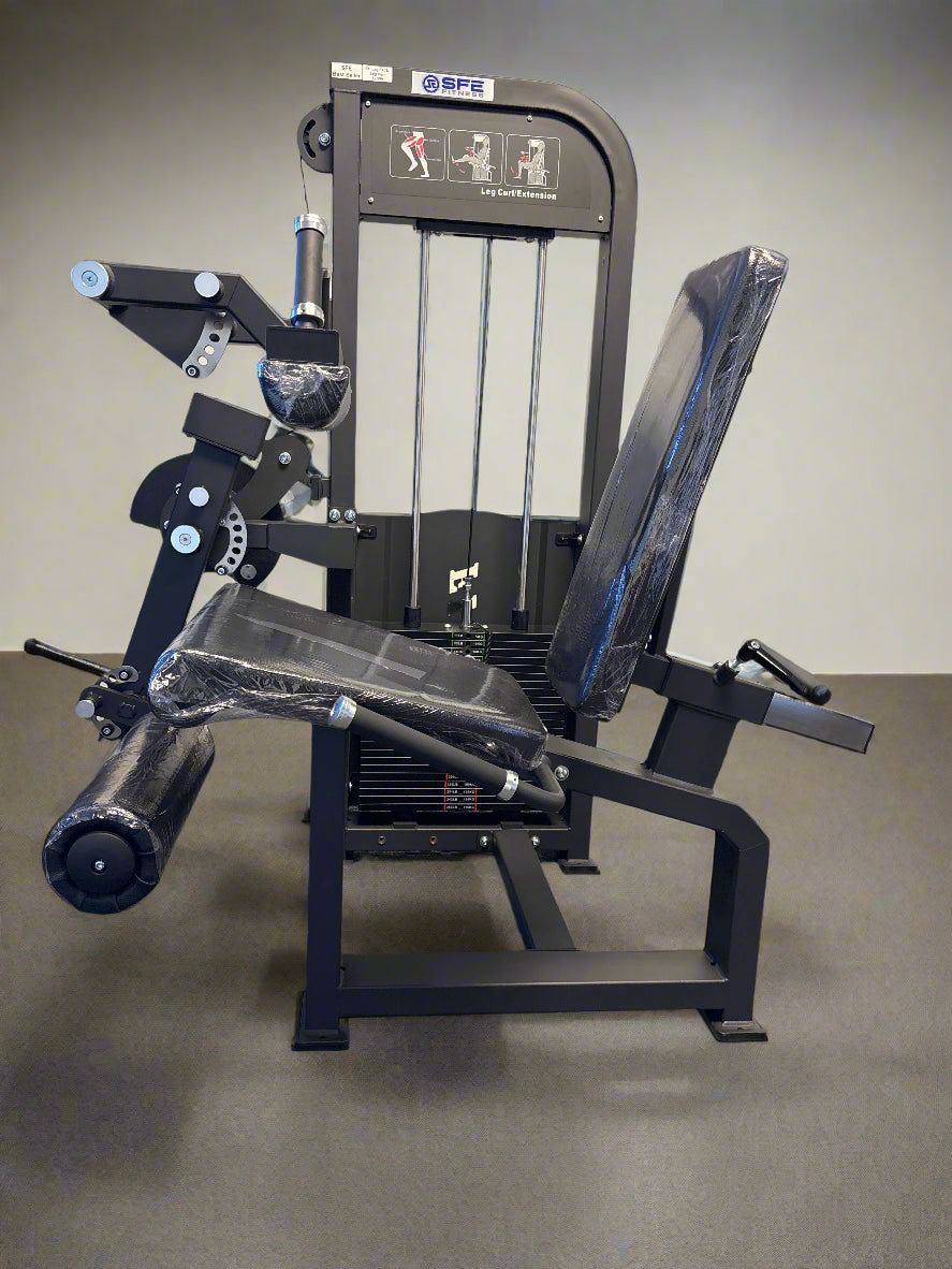 SFE Selectorized Seated Leg Extension & Leg Curl Machine — 250 lb Stack | Dual-Function Commercial