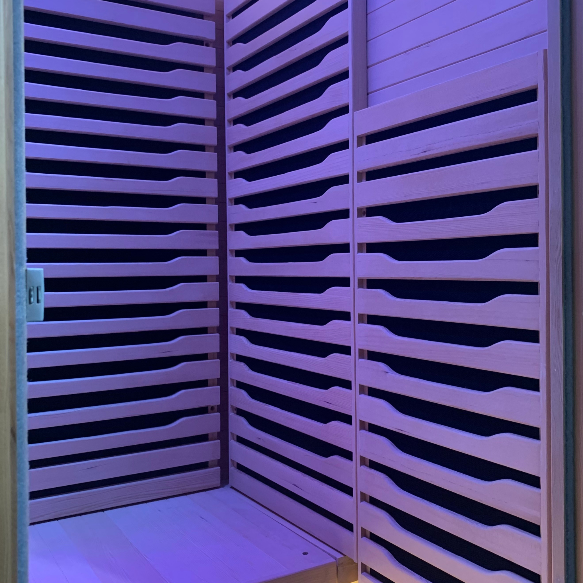 Blisspod Helsinki | Full Spectrum Infrared Sauna + Red Light Therapy | 2 Person | Ultra-Low EMF | Canadian Hemlock