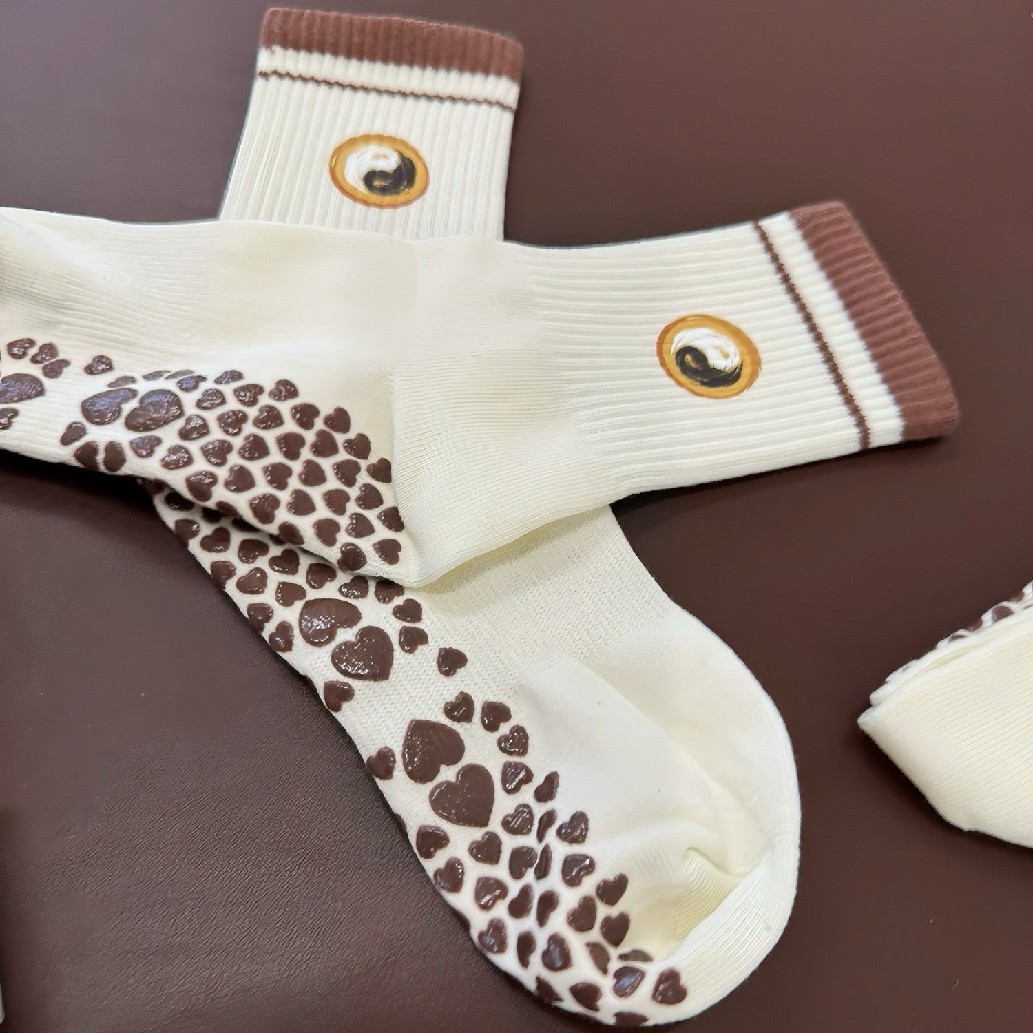 PersonalHour Pilates Socks — Heart Grip Edition AC022