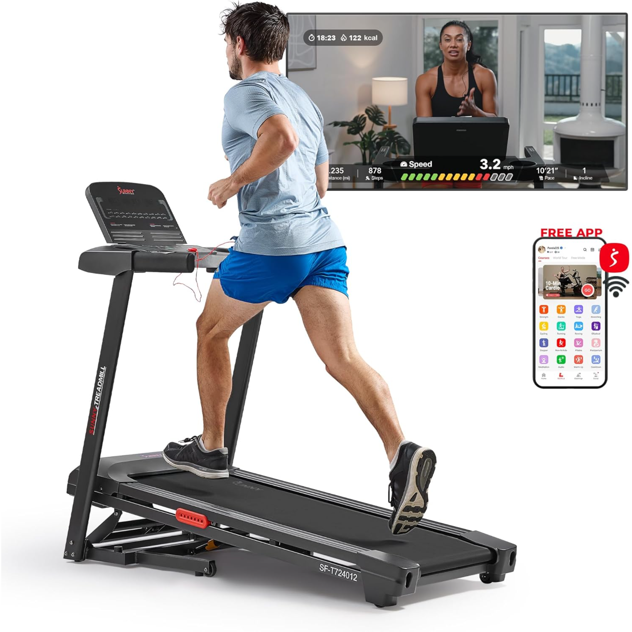 CoreStride SF-T7240 Elite Smart Treadmill