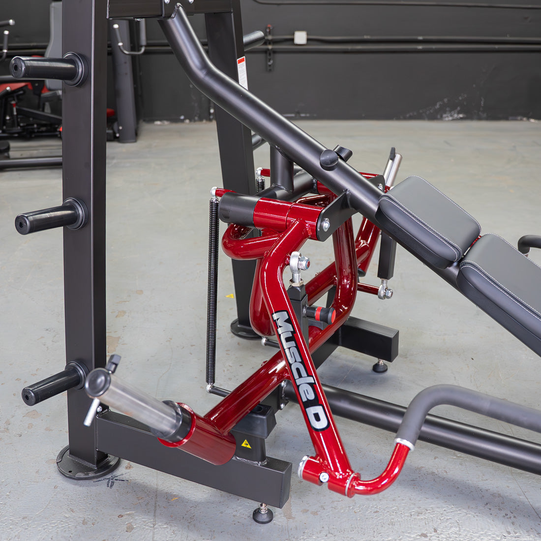Muscle D Fitness Power Leverage V2 Incline Pec Fly — Iso-Lateral, Plate-Loaded, Commercial