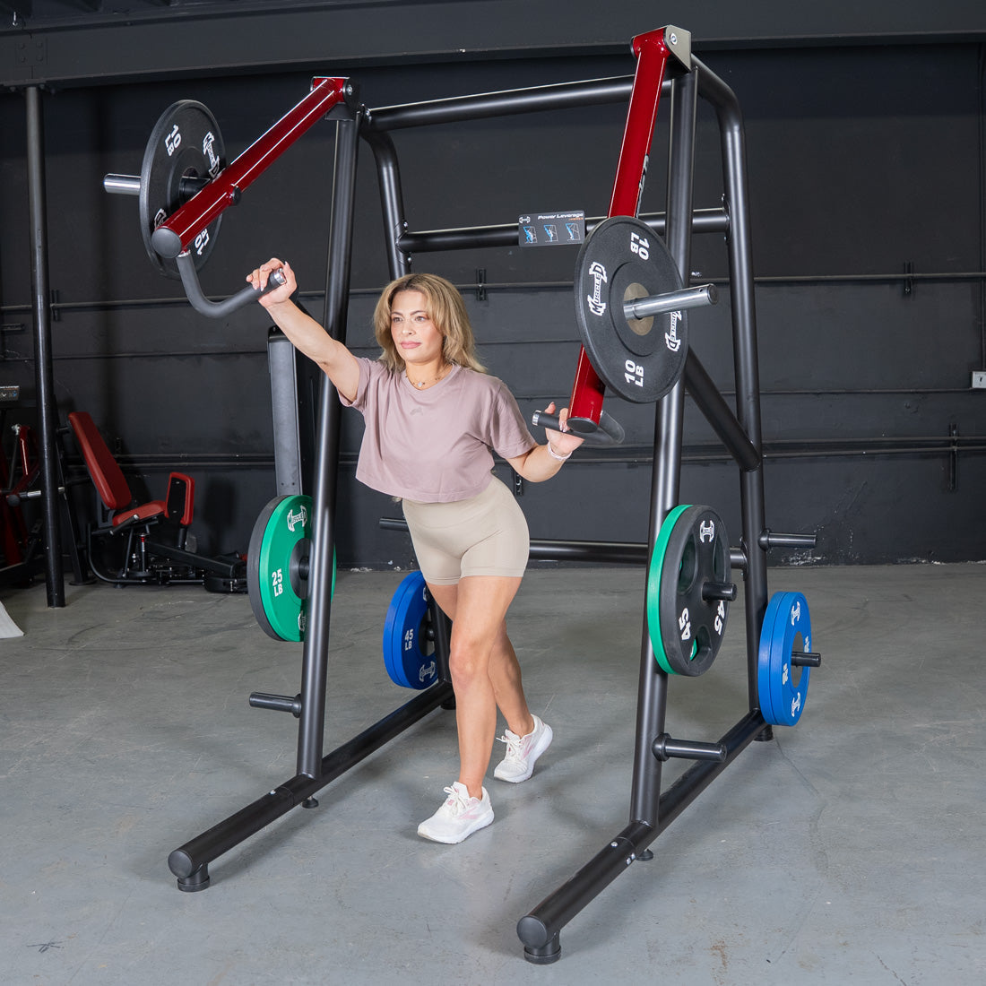 Muscle D Fitness Power Leverage V2 Jammer — Iso-Lateral, Plate-Loaded, Athletic Performance
