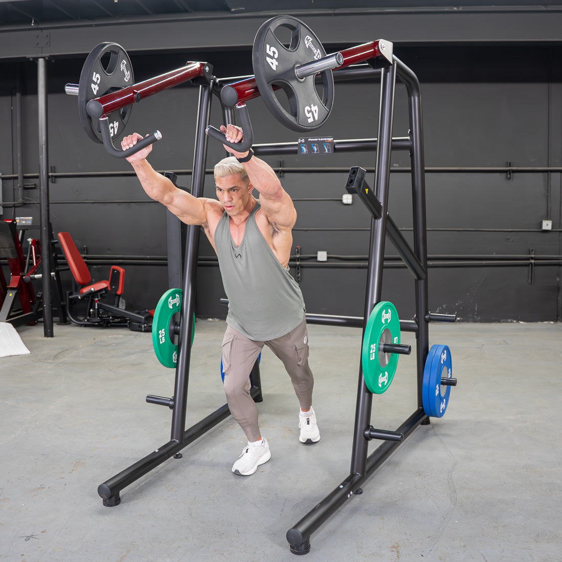 Muscle D Fitness Power Leverage V2 Jammer — Iso-Lateral, Plate-Loaded, Athletic Performance