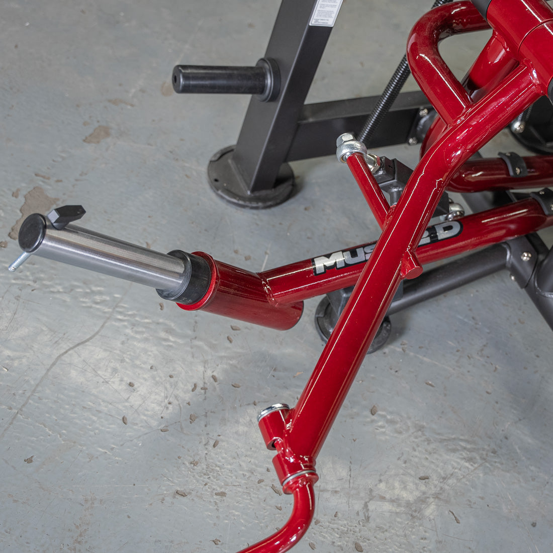 Muscle D Fitness Power Leverage V2 Lying Pec Fly — Plate-Loaded, Precision Bearings, Commercial