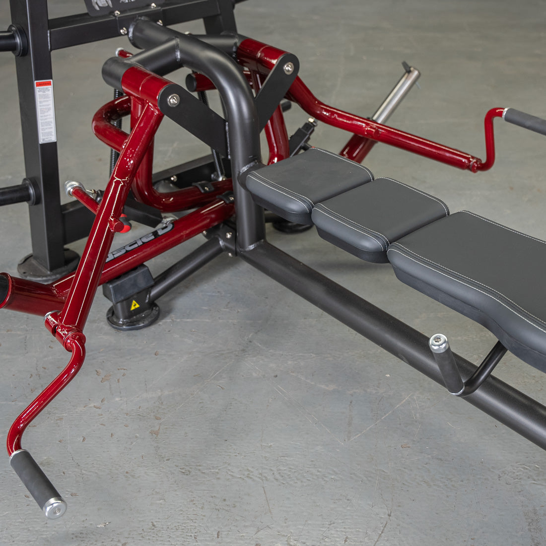 Muscle D Fitness Power Leverage V2 Lying Pec Fly — Plate-Loaded, Precision Bearings, Commercial