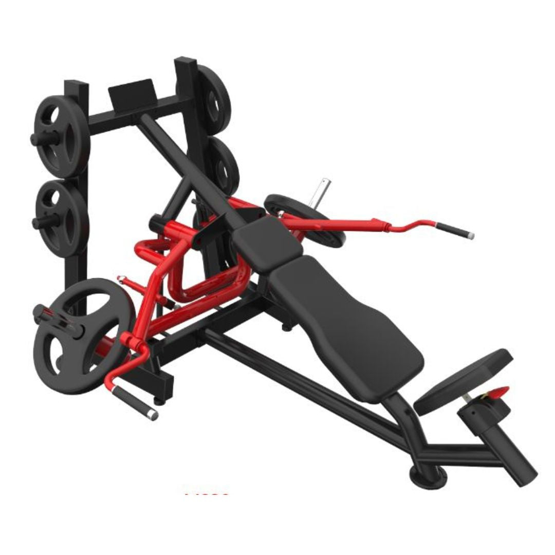 Muscle D Fitness Power Leverage V2 Incline Pec Fly — Iso-Lateral, Plate-Loaded, Commercial