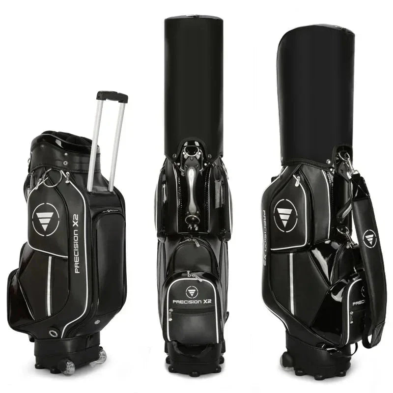 All-in-One Golf Package — Waterproof PU Stand Bag with Wheel