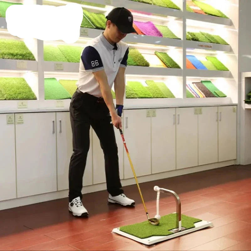360° Rotating Golf Practice Mat — Full Swing Plane Training