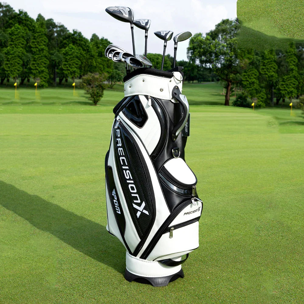12-Piece Men's Right-Handed Golf Club Set with Bag — Graphite & Steel Shafts