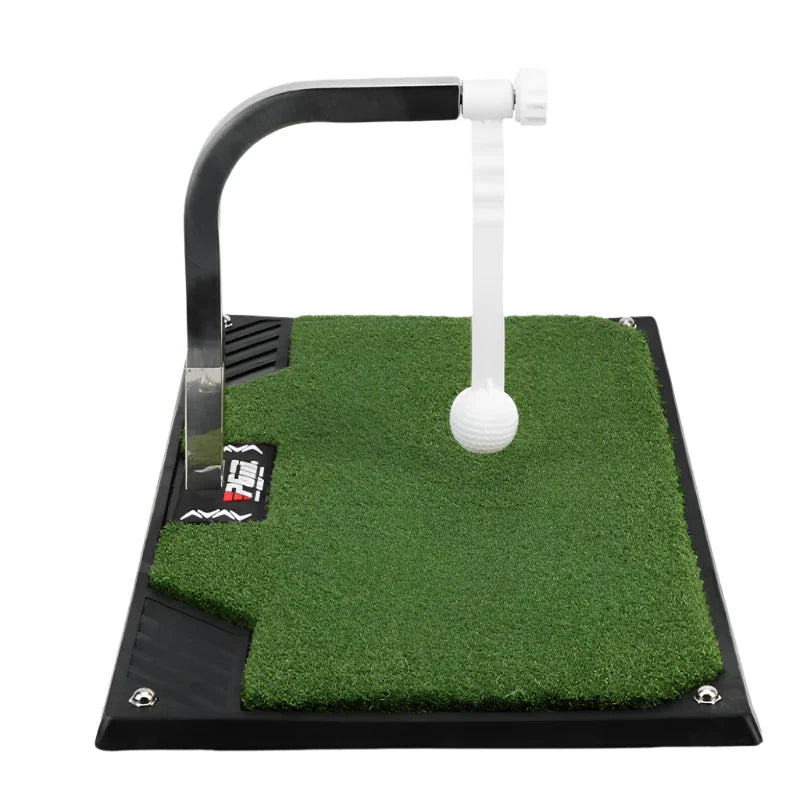 360° Rotating Golf Practice Mat — Full Swing Plane Training
