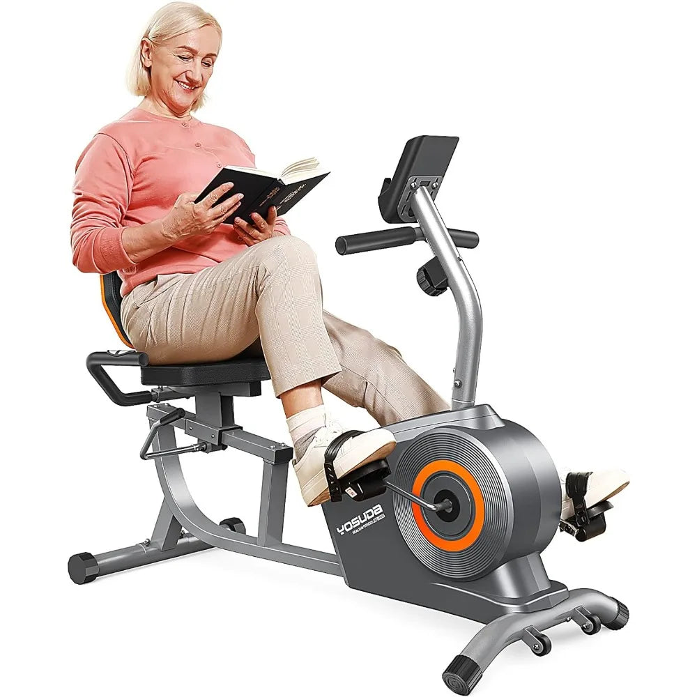 Comfortable and Convenient Recumbent Exercise Bike for Seniors