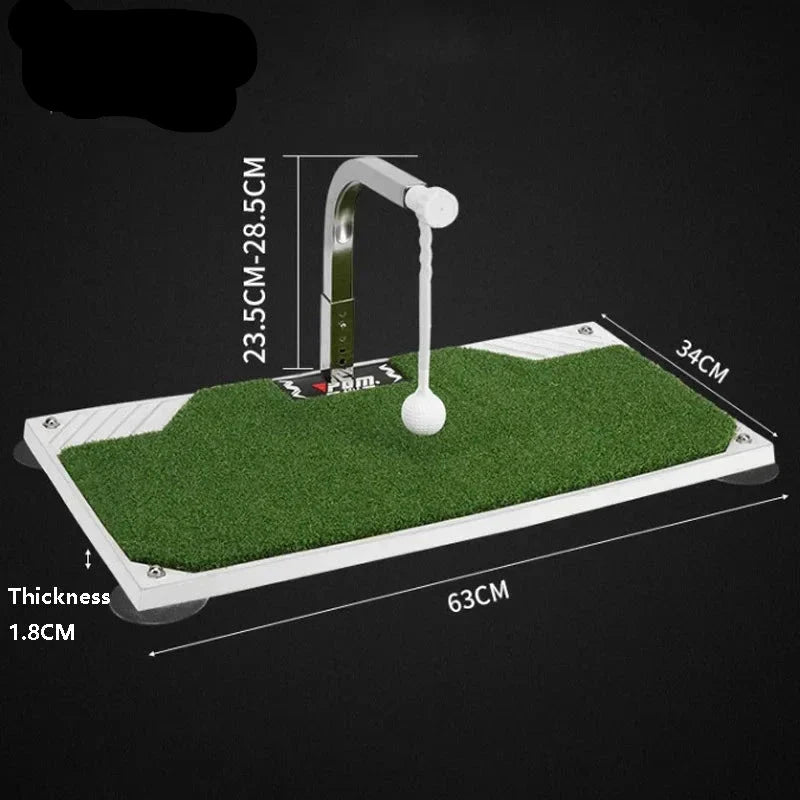 360° Rotating Golf Practice Mat — Full Swing Plane Training