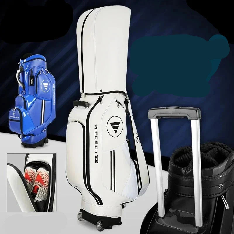All-in-One Golf Package — Waterproof PU Stand Bag with Wheel