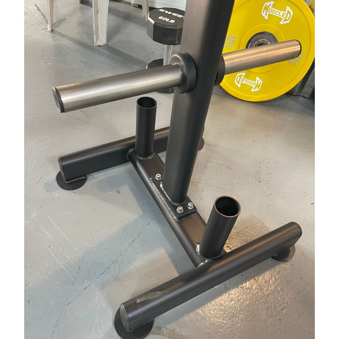 Muscle D Fitness Sweet Olympic Plate Tree — Multi-Tier Heavy-Duty Storage