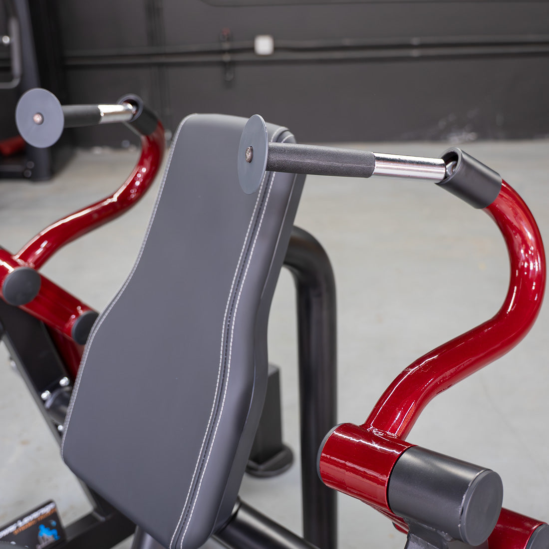 Muscle D Fitness Power Leverage V2 Hammer Grip Triceps Machine — Iso-Lateral, Plate-Loaded