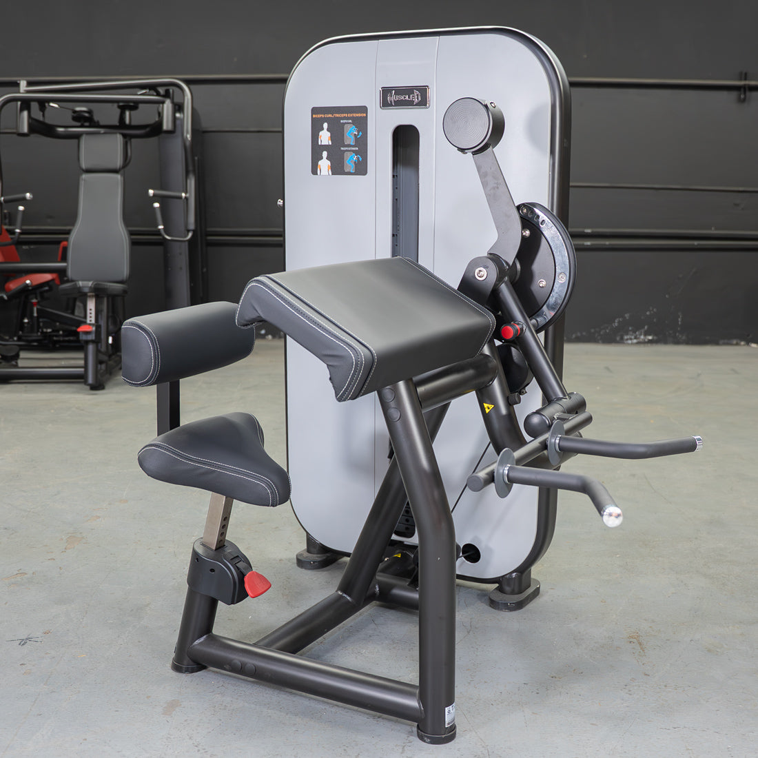 Muscle D Fitness Vogue Biceps & Triceps Combo — 200 lb Selectorized, Commercial Grade