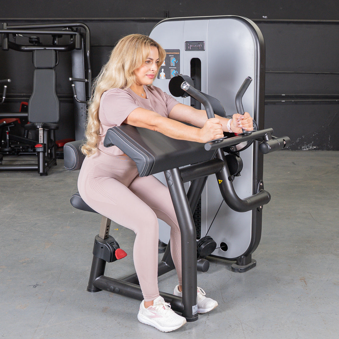 Muscle D Fitness Vogue Biceps & Triceps Combo — 200 lb Selectorized, Commercial Grade