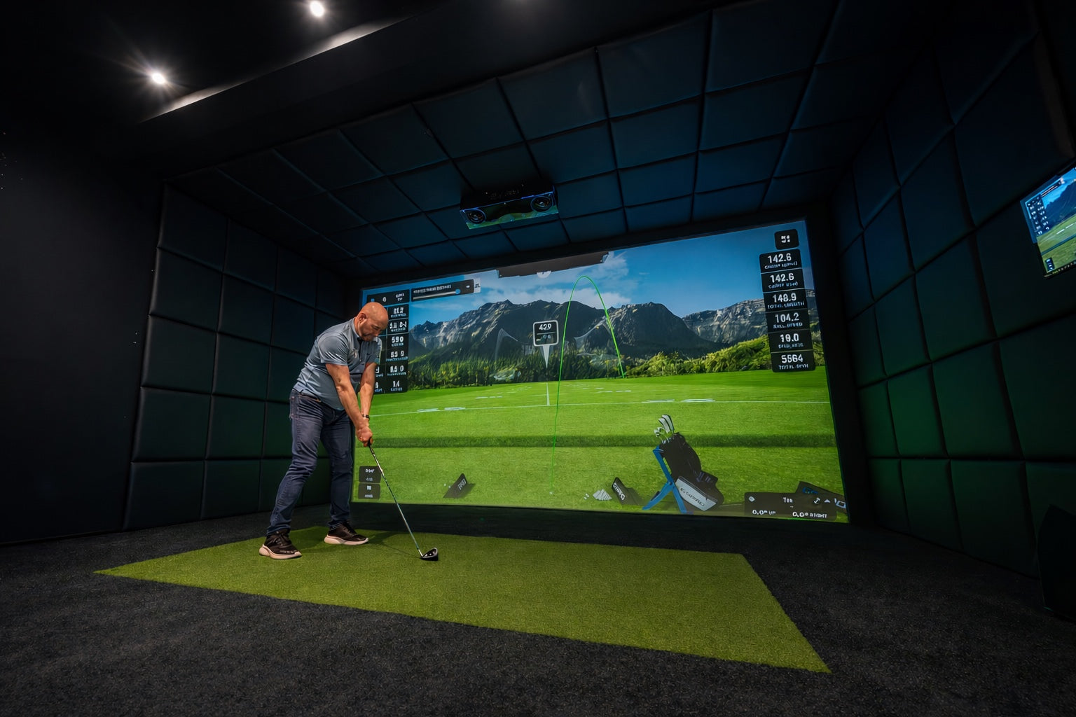 GolfBays Pro+ Golf Simulator Impact Screen | Commercial-Grade