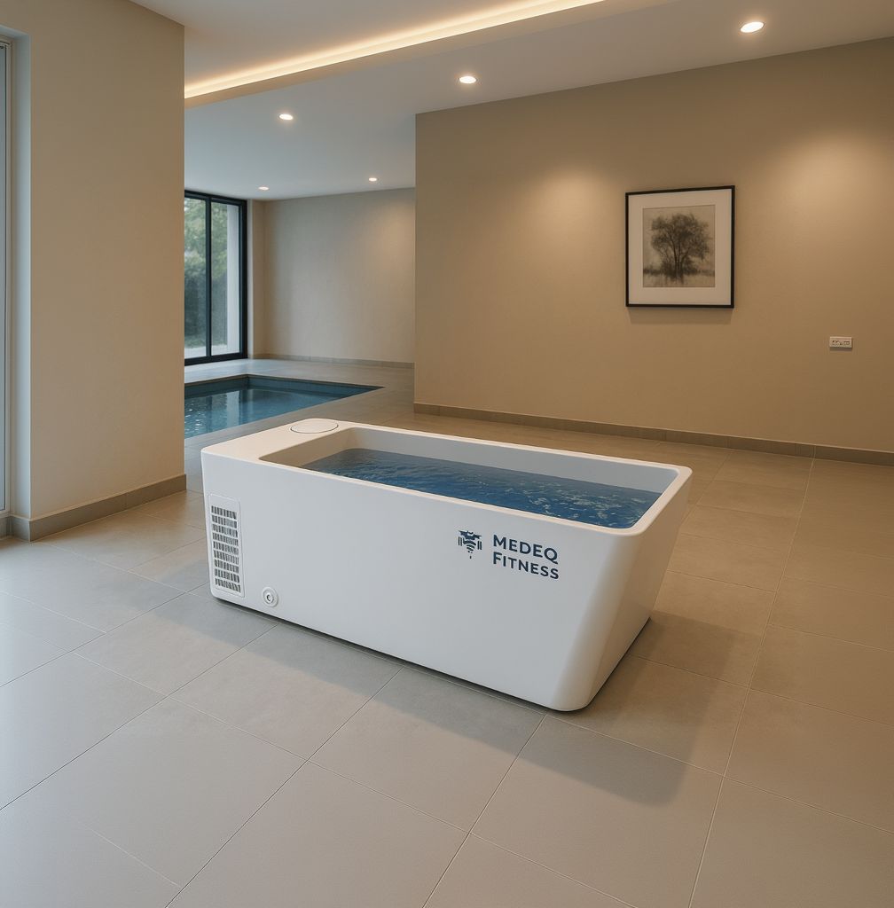 Gurgle Acrylic Cold Plunge Pool | Integrated Chiller, Heater & Massage Jets | 3–42°C