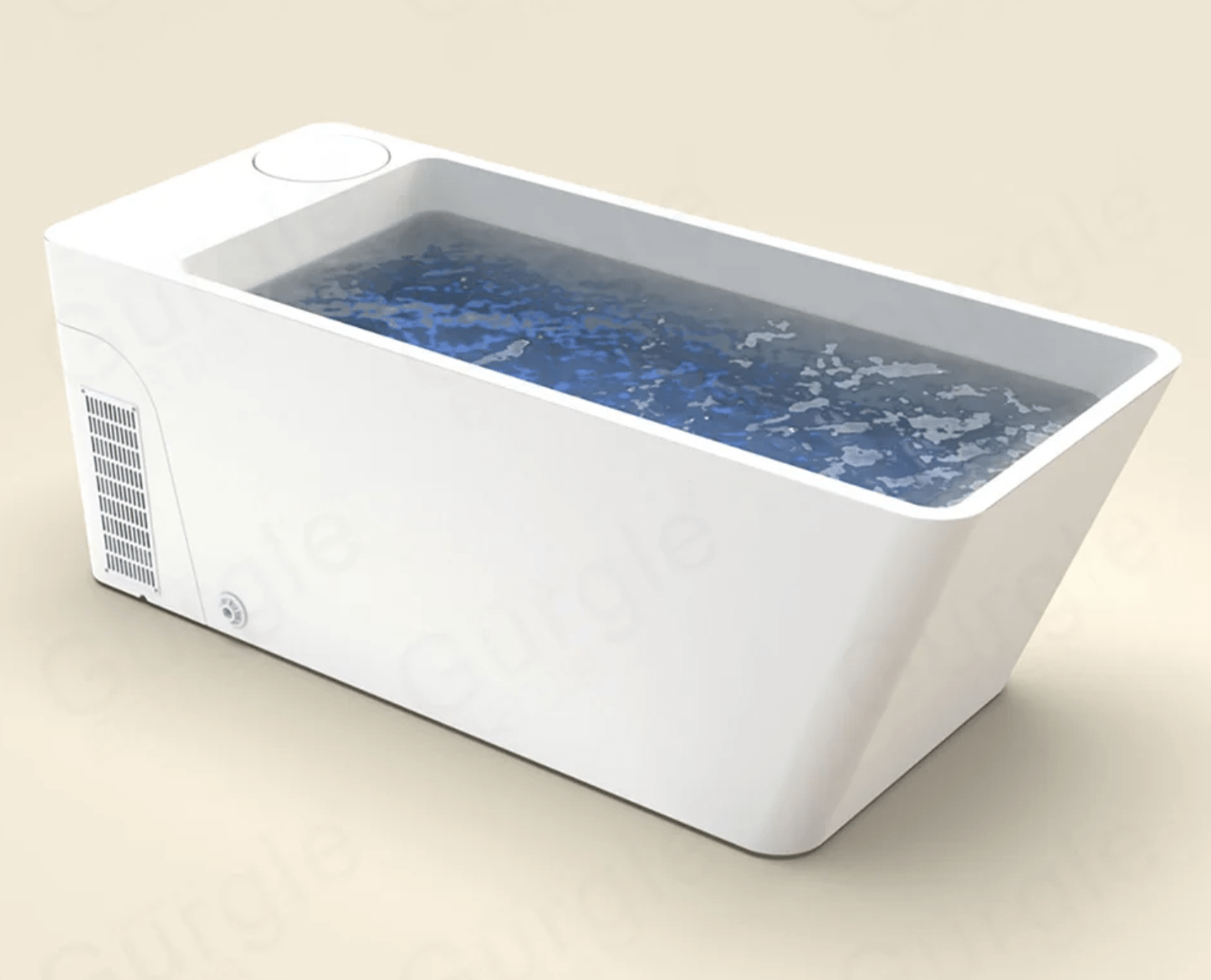 Gurgle Acrylic Cold Plunge Pool | Integrated Chiller, Heater & Massage Jets | 3–42°C