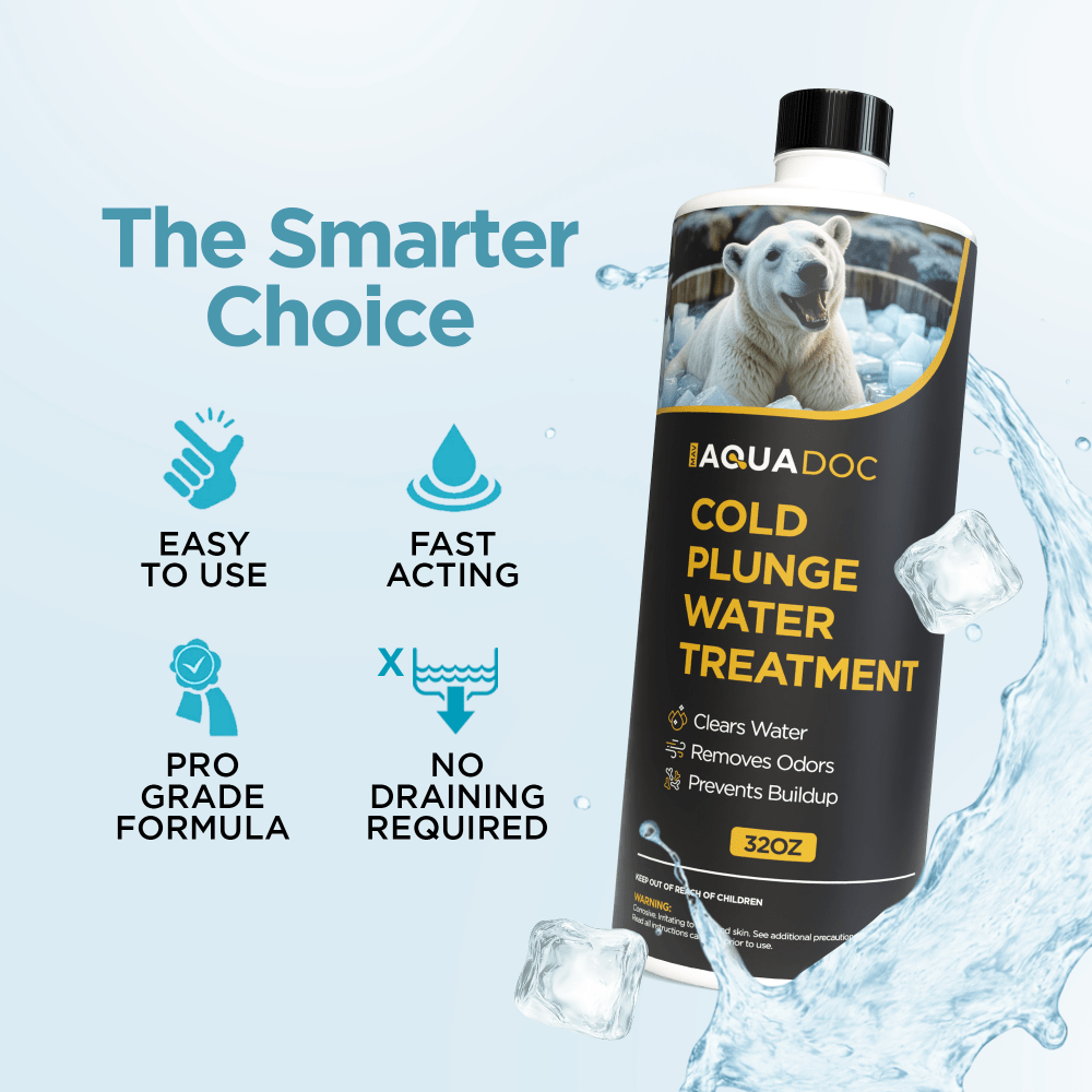 AquaDoc Cold Plunge Water Treatment | Weekly Ice Bath Maintenance | 32 oz