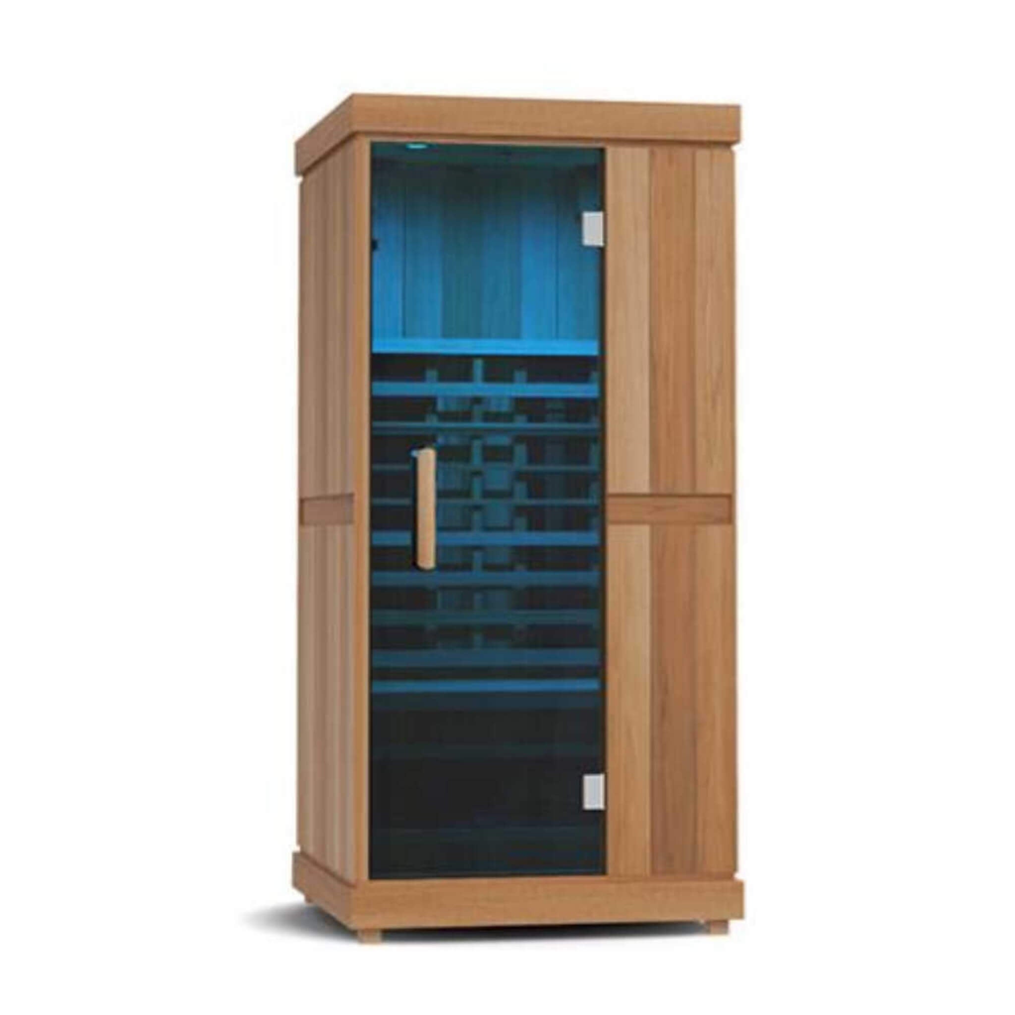 Finnmark FD-1 Full Spectrum Infrared Sauna — 1-Person | Cedar & Aspen | Bluetooth Audio