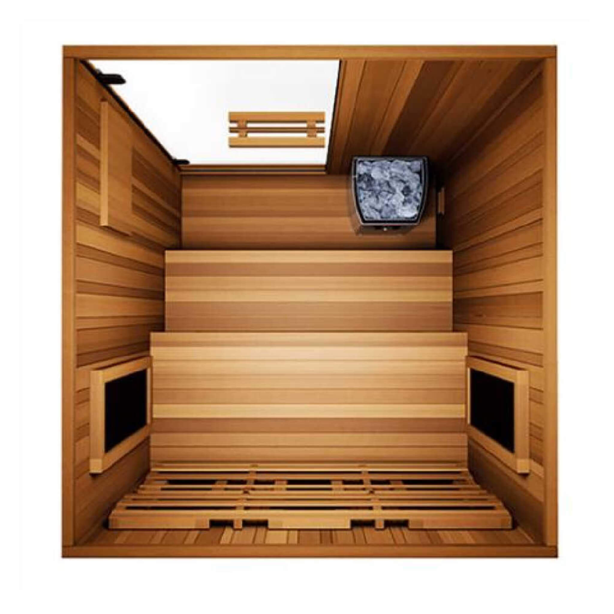 Finnmark FD-4 Trinity — 2-Person Infrared, Steam & Red Light Therapy Sauna Combo
