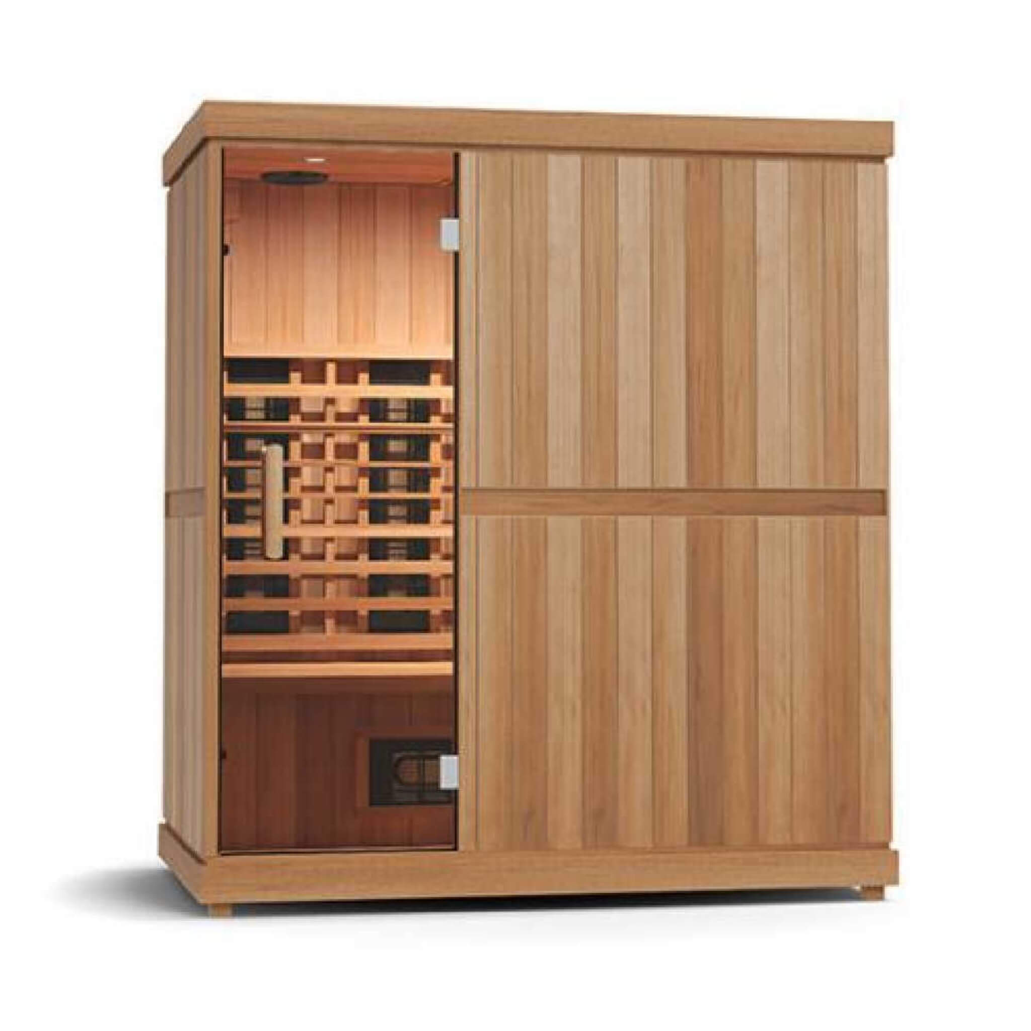Finnmark FD-3 Trinity — 4-Person Full Spectrum Infrared Sauna | Carbon 360 + Short-Wave