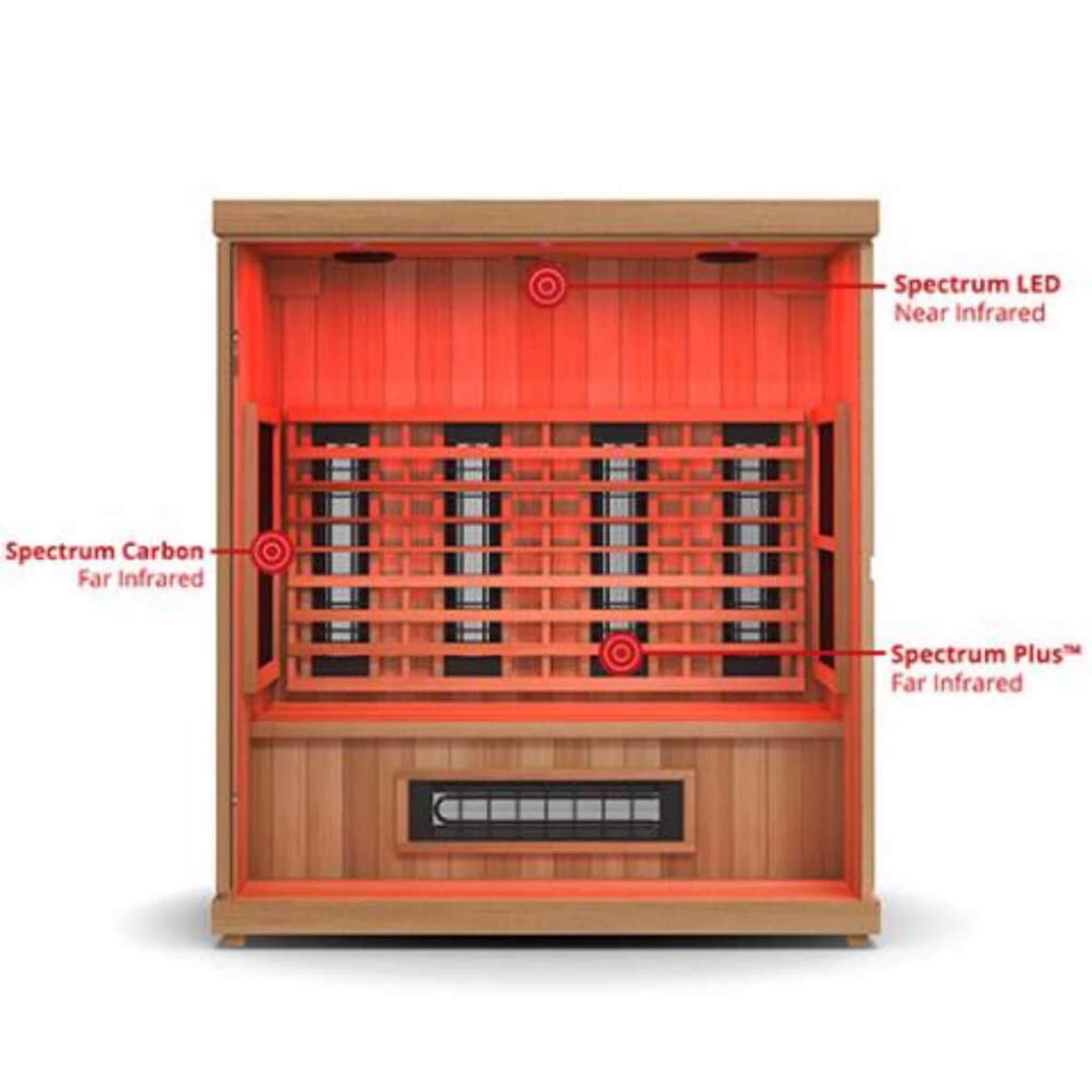 Finnmark FD-3 Trinity — 4-Person Full Spectrum Infrared Sauna | Carbon 360 + Short-Wave