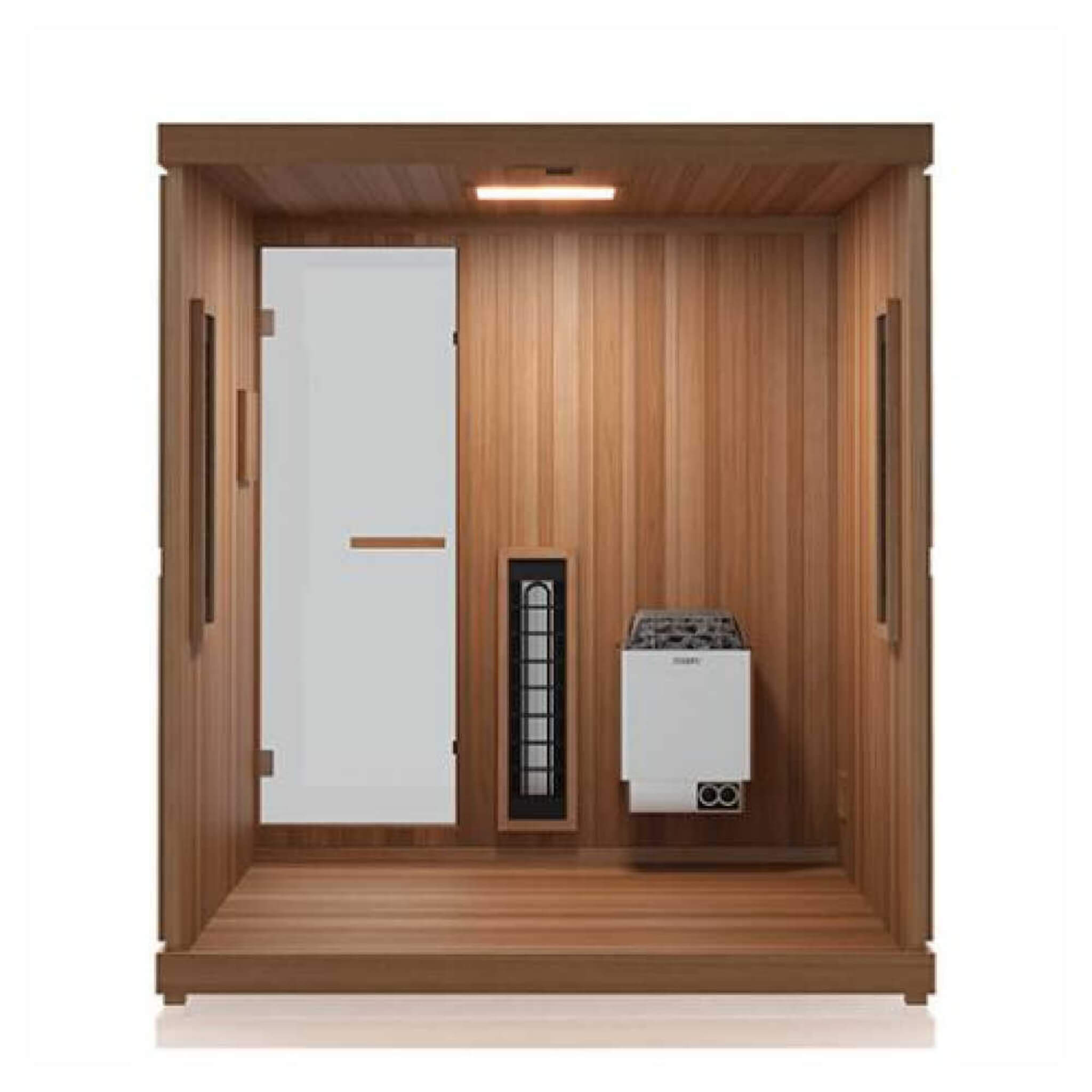 Finnmark FD-5 Trinity XL — 4-Person Infrared, Steam & Red Light Therapy Sauna Combo