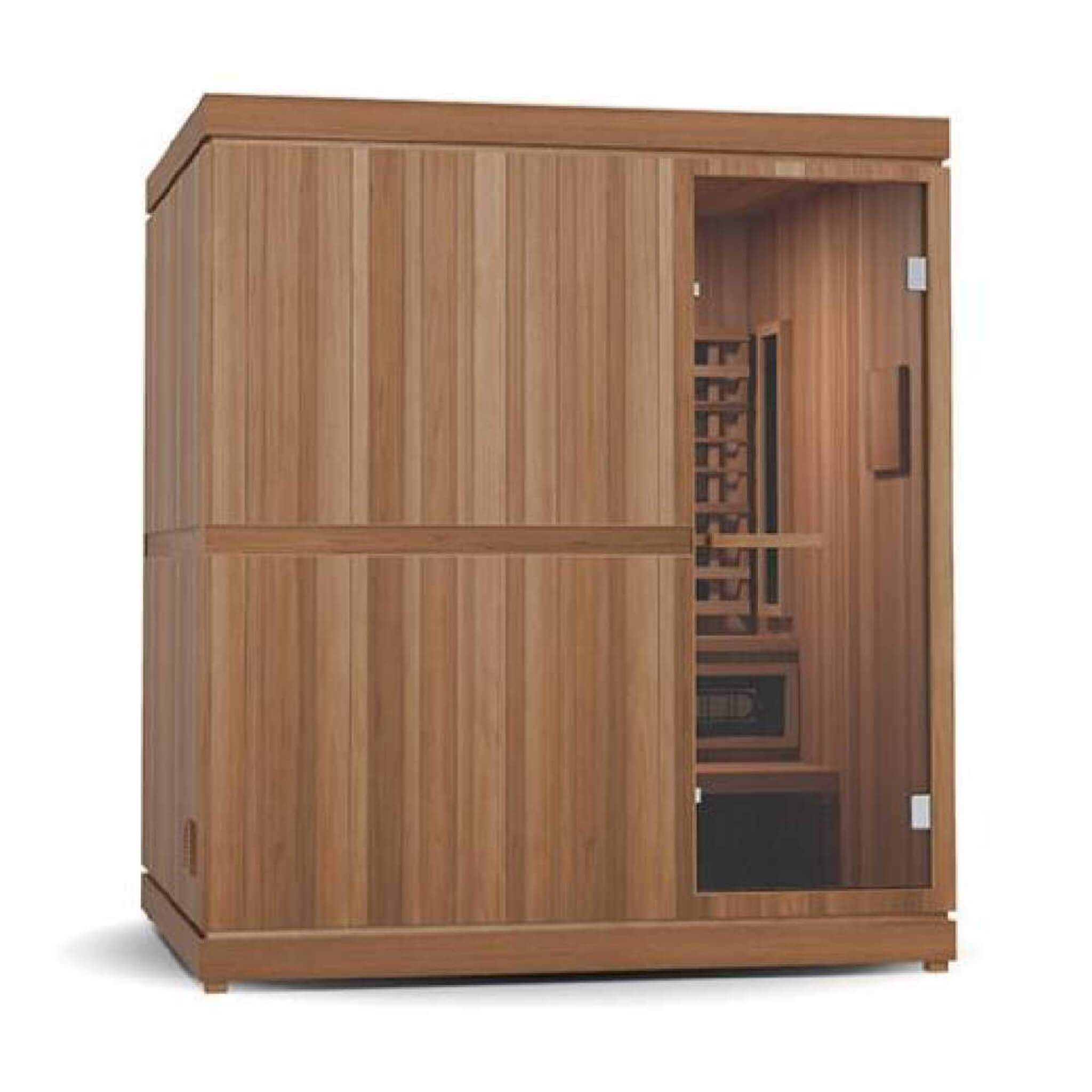 Finnmark FD-5 Trinity XL — 4-Person Infrared, Steam & Red Light Therapy Sauna Combo