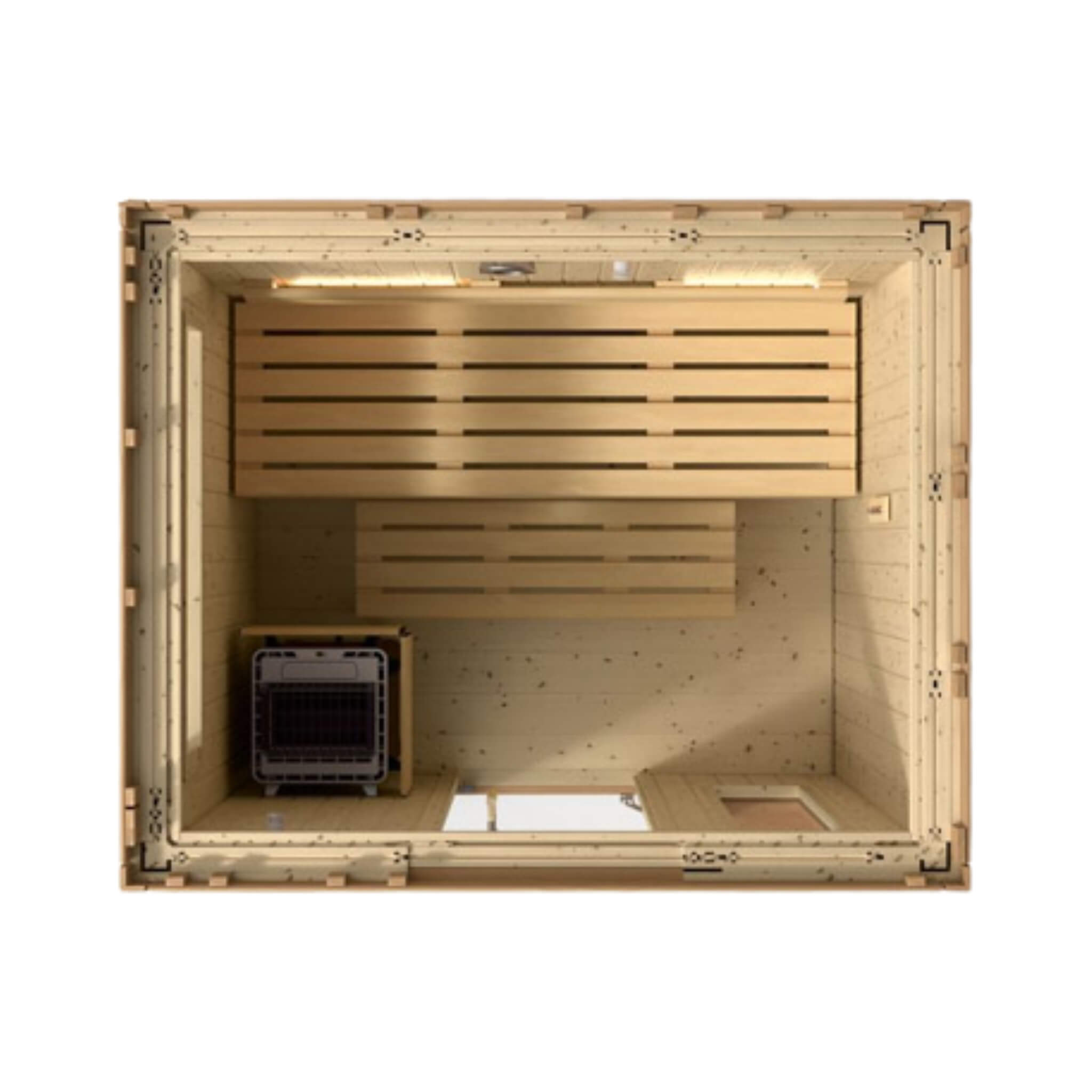 Kohler C2 Outdoor Sauna | Douglas Fir & Scandinavian Spruce | FERO Heater | 3, 5 & 6 Person