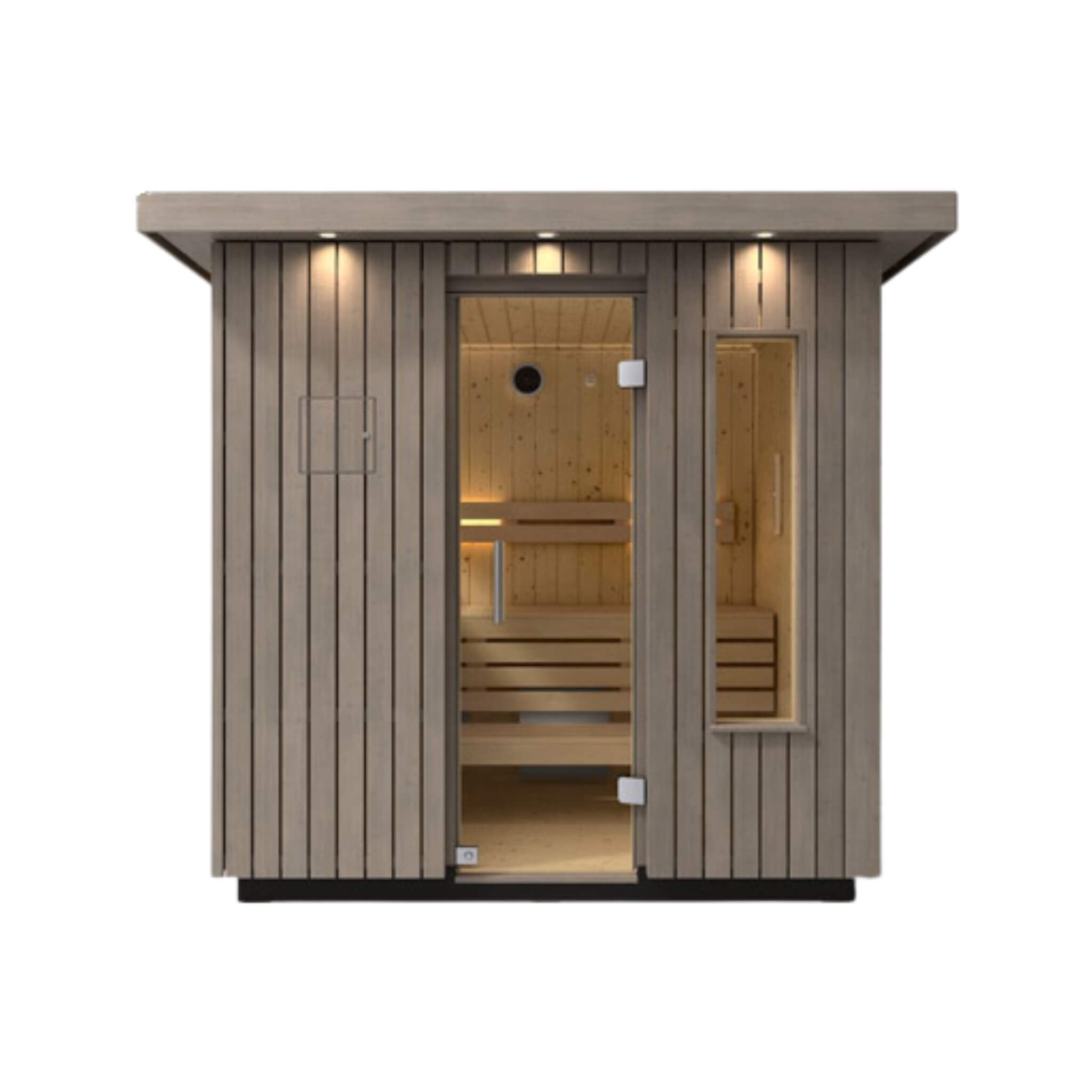 Kohler C2 Outdoor Weathered Gray Spruce Sauna Kit (SAK39184)