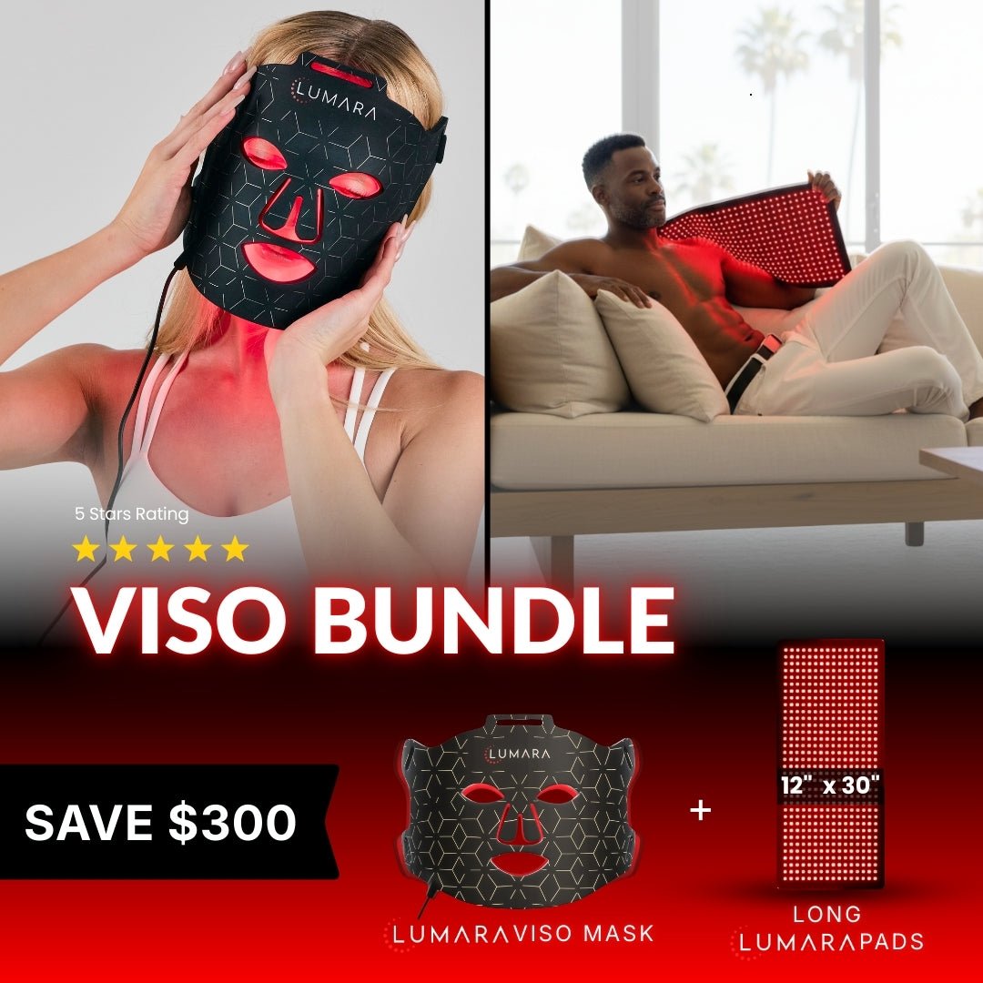 VISO | FDA-Cleared Red Light Therapy Mask | 470 Micro-LEDs | 5x Faster Results