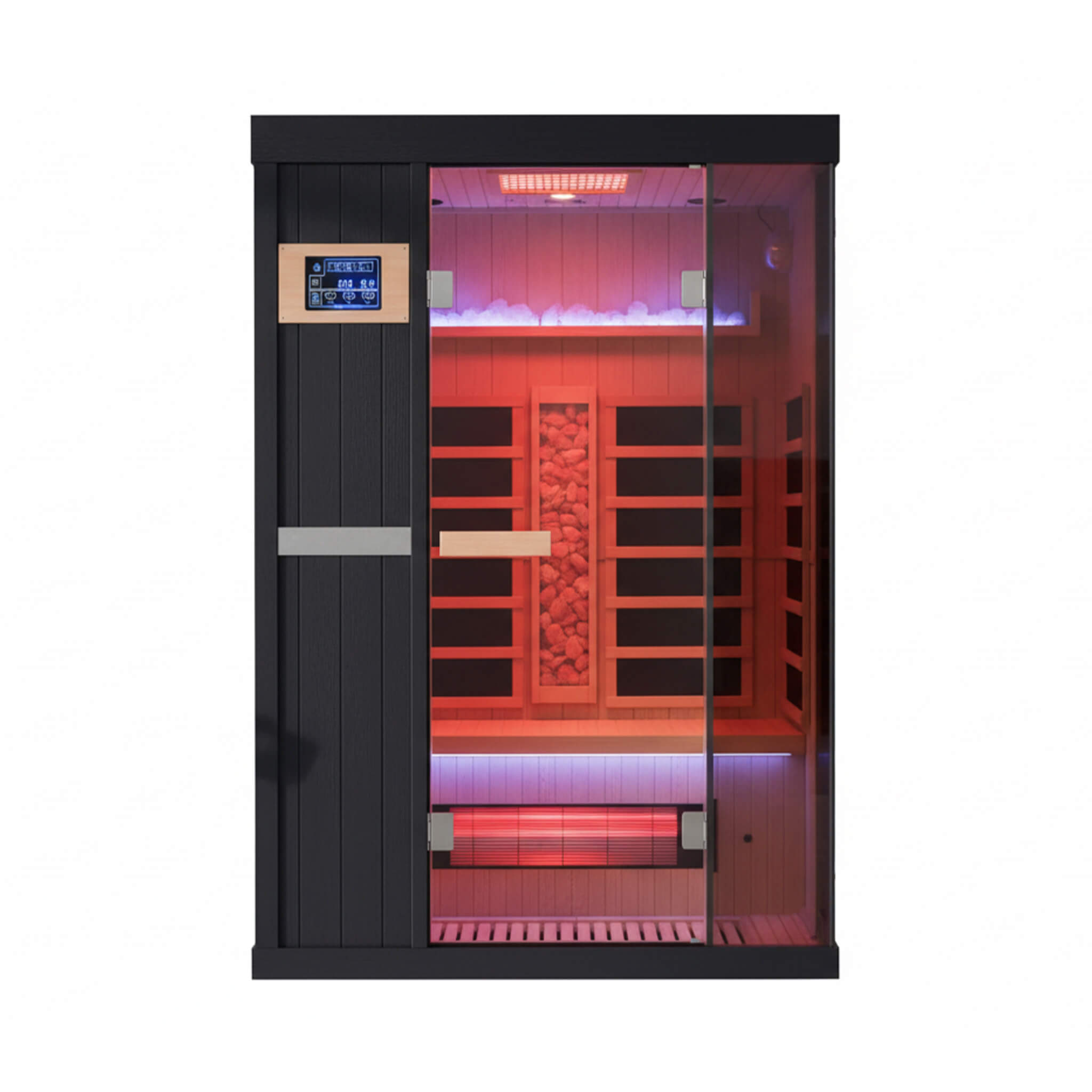 Thermora Pandora | Full-Spectrum Infrared Sauna for Two | Red Light Therapy + Himalayan Salt
