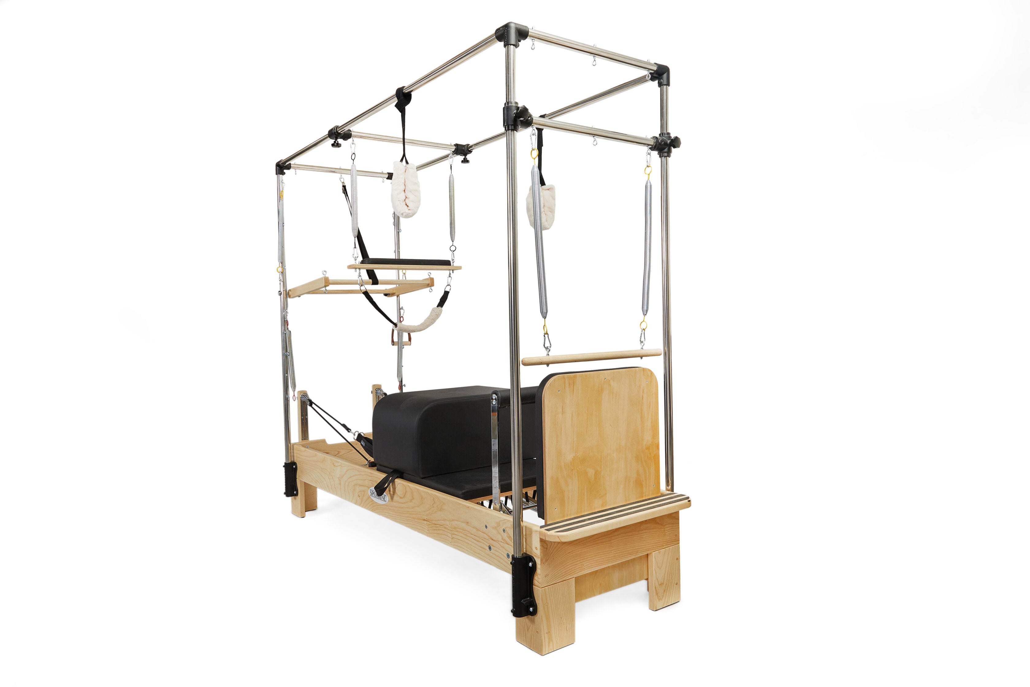 Sportline™ Superior Cadillac-Reformer Trapeze Table | Maple | Bundle with Jump Board & Sitting Box