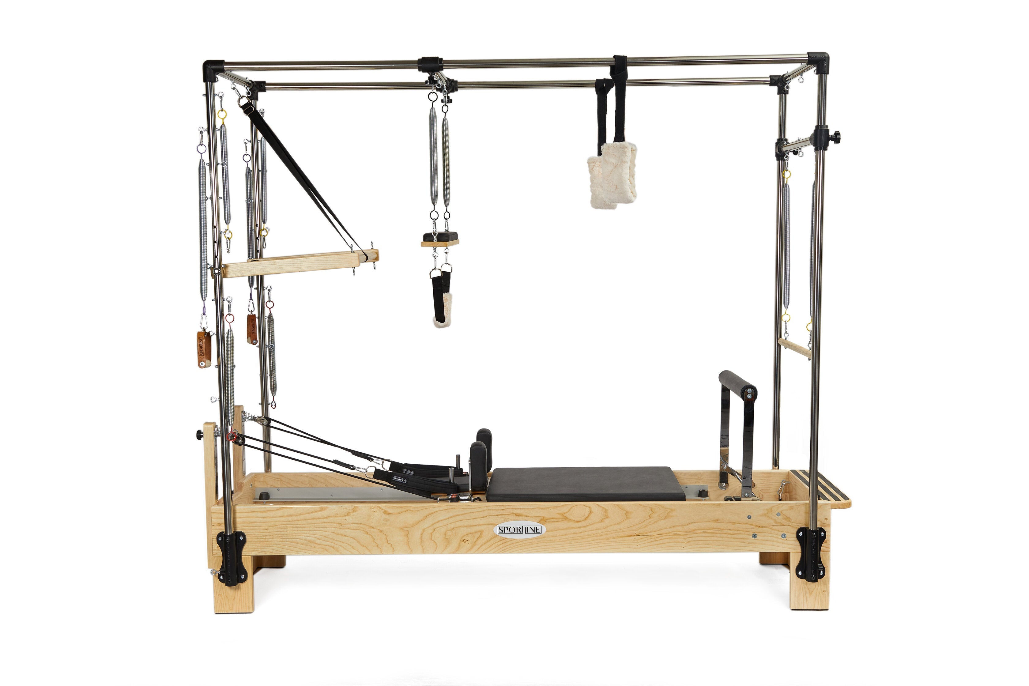 Sportline™ Superior Cadillac-Reformer Trapeze Table | Maple | Bundle with Jump Board & Sitting Box